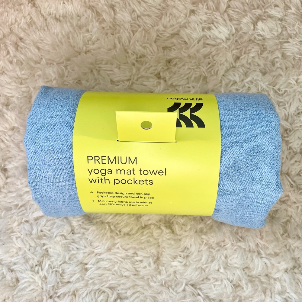 All In Motion‎ Yoga Towel Eco-Friendly Blue